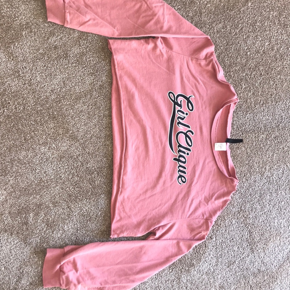 Divided H&M Girl Clique Cropped Sweatshirt Small